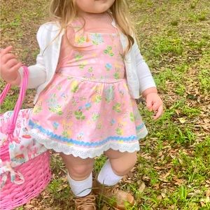 Love and Grow Knit Easter Bubble Romper 2T NWT